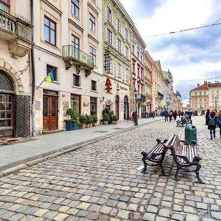 Apartament Rynok Square Lwów
